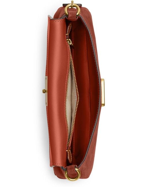 COACH Red Minimalist Shoulder Bag
