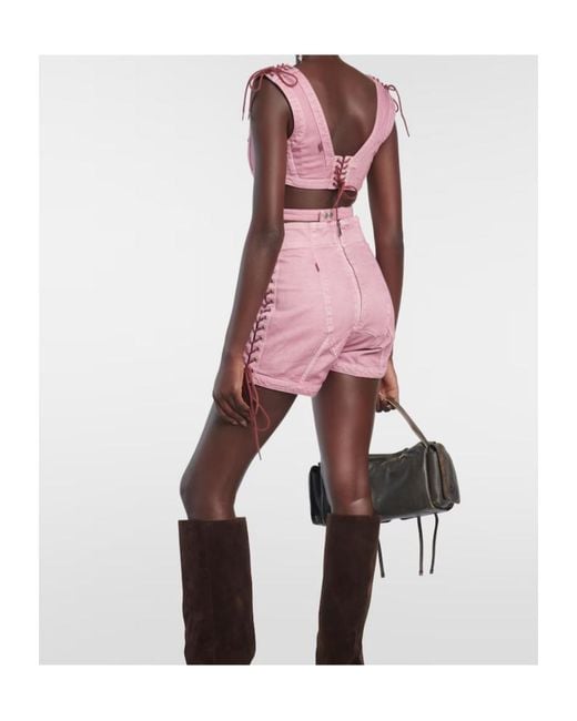 Jean Paul Gaultier Pink Strapless Vest