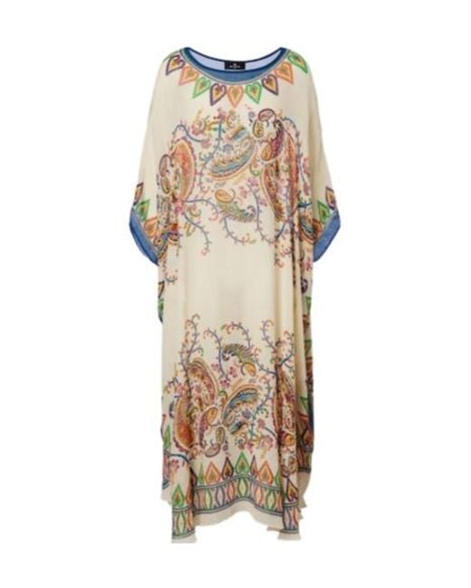Etro Natural Paisley Kaftan