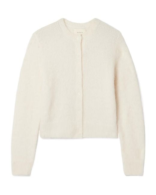 Doen White Long-Sleeved Cardigan