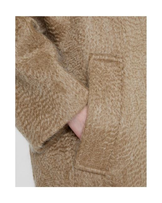 Joseph Natural Alger Water Weave Wool Coat