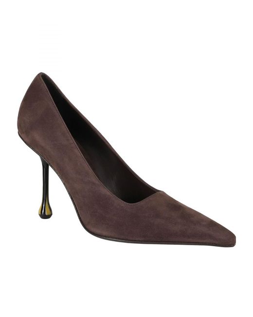Jimmy Choo Brown Pointed-Toe High Heels