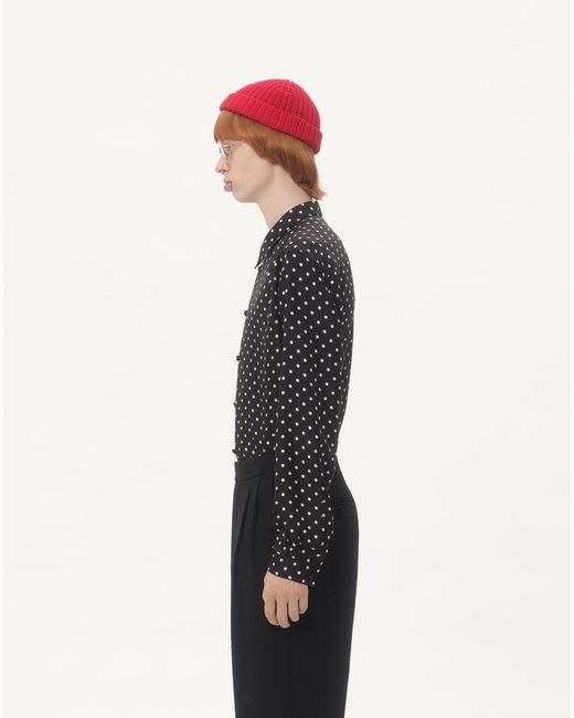 Valentino Black Plusdepois Printed Button-Up Shirt for men