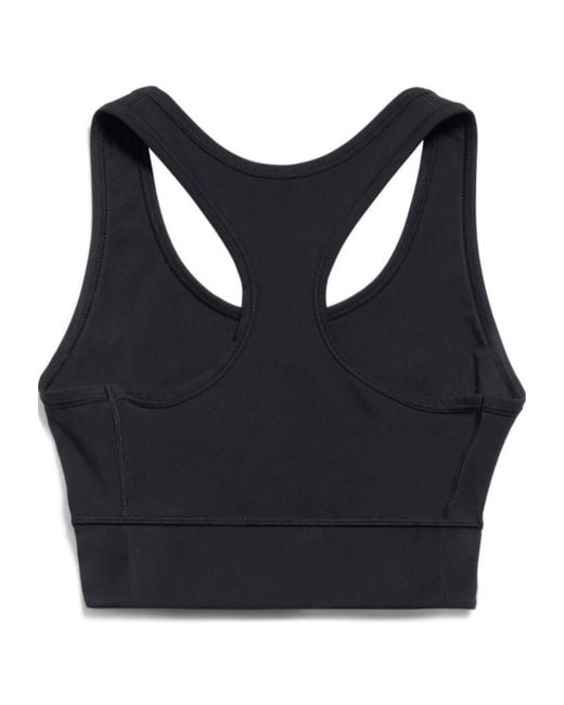 Balenciaga Black Reflective Logo Print Round-Neck Sport Bra