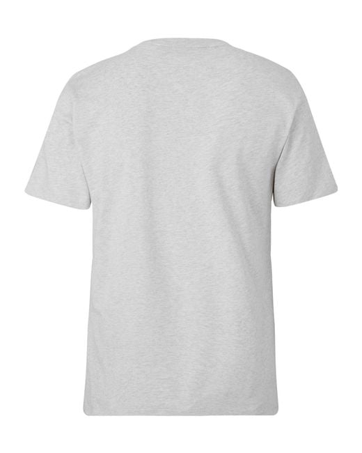 Off-White c/o Virgil Abloh Gray Light Heather Crew-Neck Short-Sleeve Tee for men