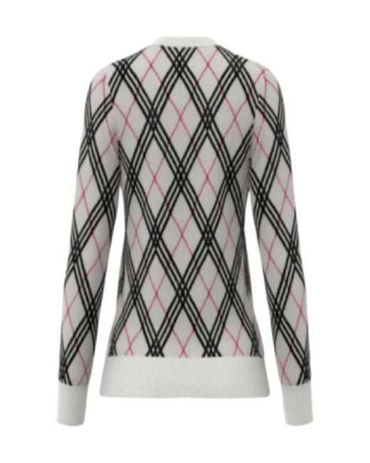 Burberry Gray Long-Sleeved Sweater