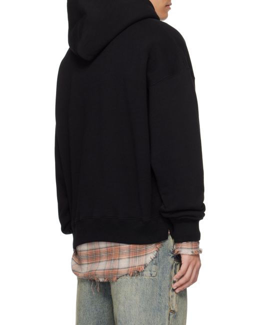Off-White c/o Virgil Abloh Black Big Bookish Skate Drawstring Hoodie for men