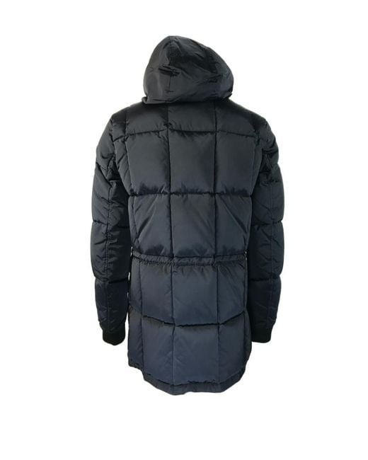 Emporio Armani Blue Logo Down Jacket for men