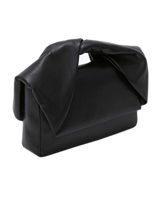 J.W. Anderson Black Jw Anderson Nano Twister Chain-Linked Crossbody Bag