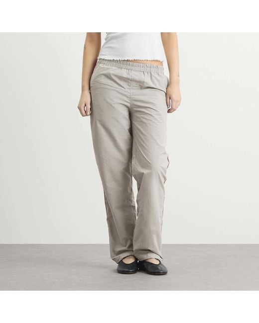 GIMAGUAS Gray Elastic Waist Casual Pants for men