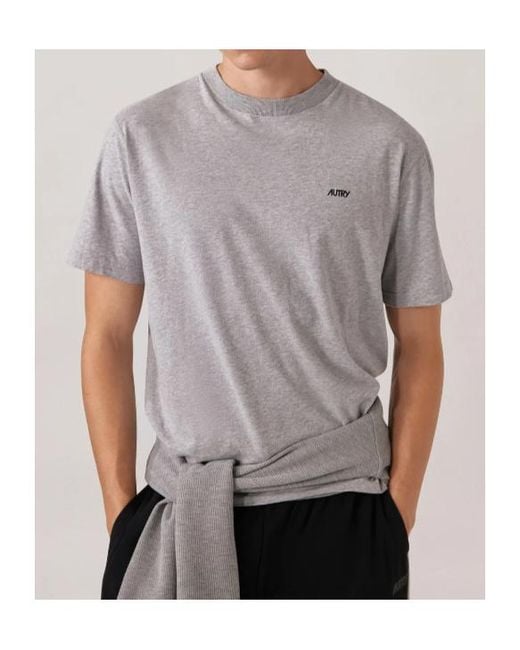 Autry Gray Edelweiss Back Graphic T-Shirt for men