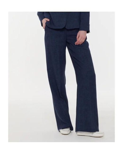 P.A.R.O.S.H. Blue Button Trousers