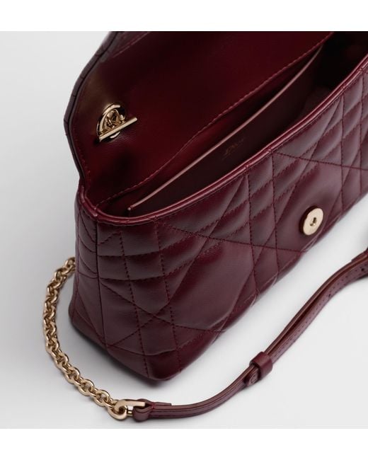 Dior Purple Flap Shoulder Bag