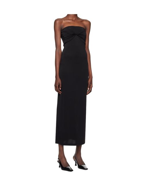 TOVE Black Strapless Design Dress