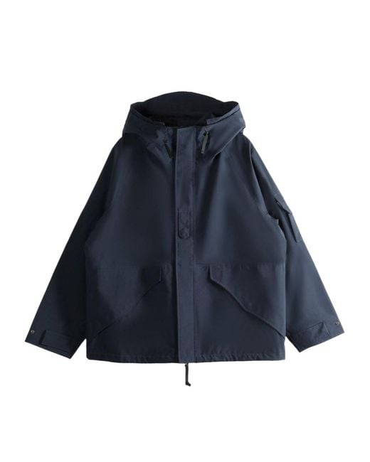 Nanamica Blue Gore-Tex Cruiser Jacket for men