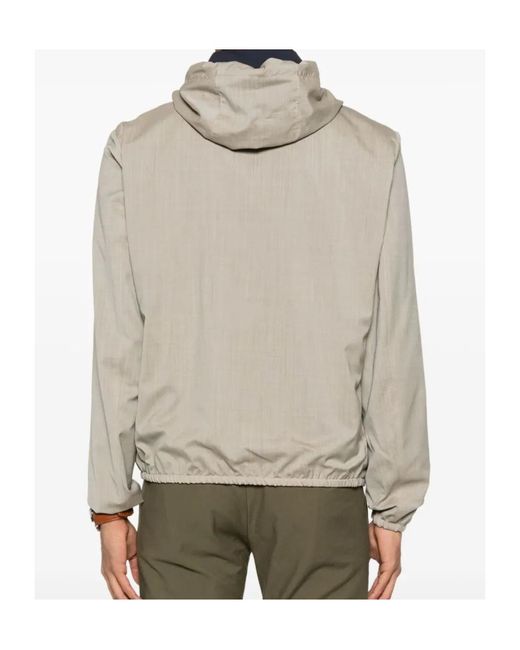 Herno Natural Short Reversible Jacket for men