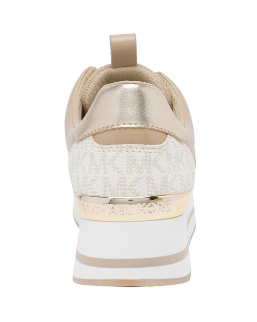 MICHAEL Michael Kors Natural Round-Toe Sneakers