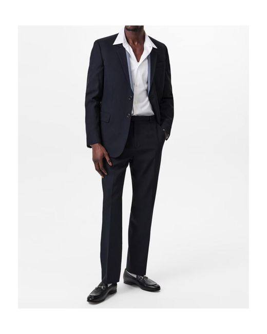 Gucci Blue Single Breasted Contrast Color Blazer for men
