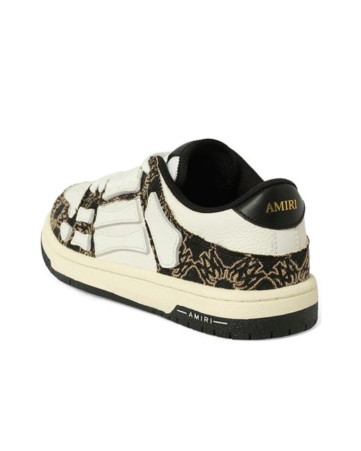 Amiri White Ma Quad Skeleton Sneakers