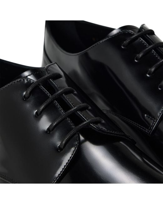 Saint Laurent Black Casual Derby Shoes for men