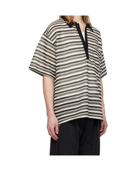 Song For The Mute Multicolor Striped Polo Shirt for men