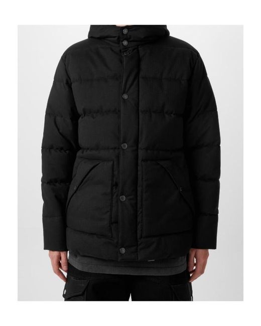 Barbour Black Brampton Puffer Jacket for men