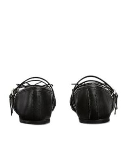 Gucci Black Horsebit Leather Flat