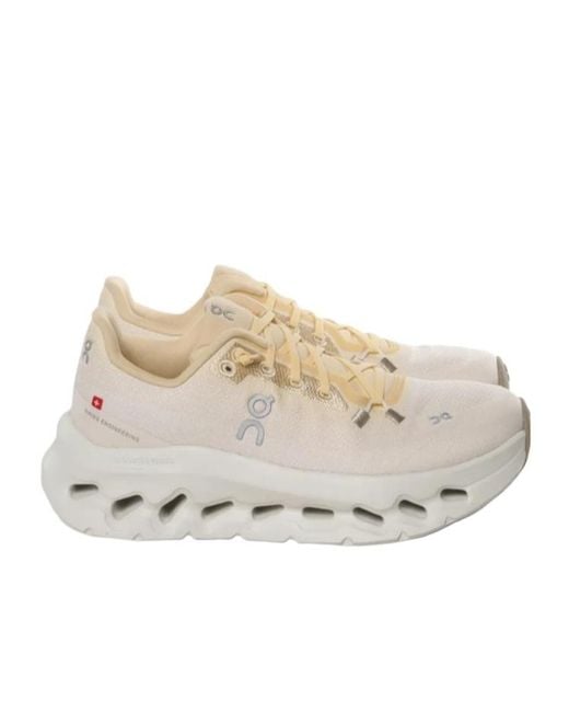 On Shoes Natural Cloudtilt Lace-Up Sneakers