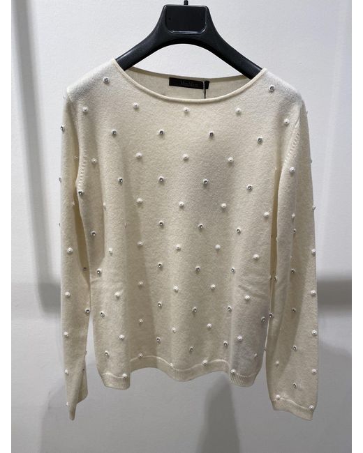 Max Mara Natural Round-Neck Sweater