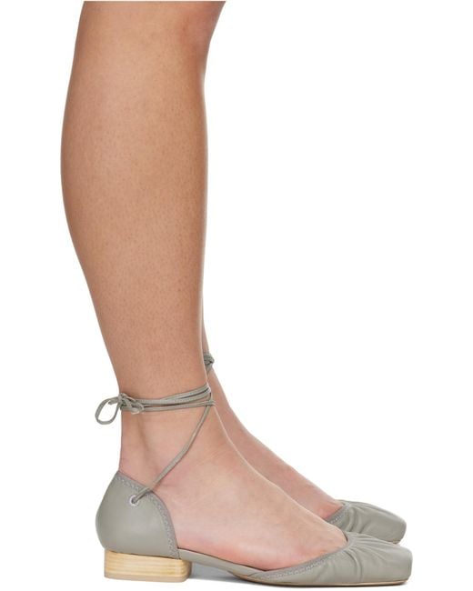 Lemaire Metallic Ballet Flats