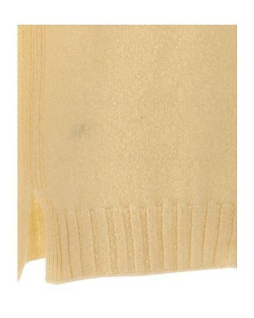 Jil Sander Natural Crewneck Knitted Jumper for men