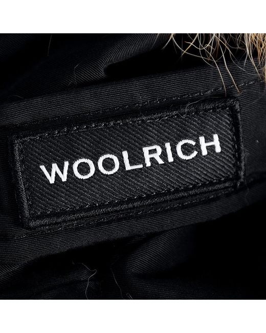 Woolrich Blue Fur Trim Polar Parka for men