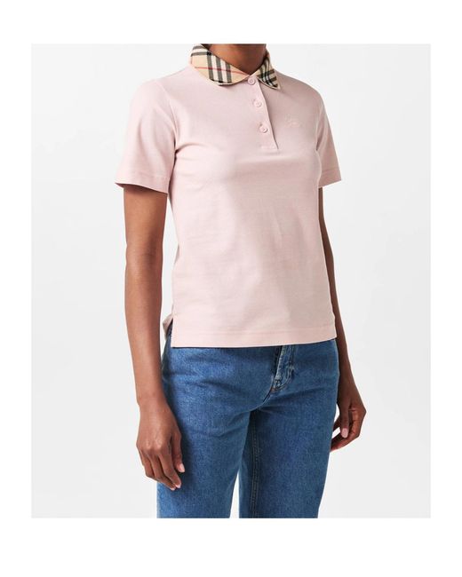 Burberry Pink Polo Shirt