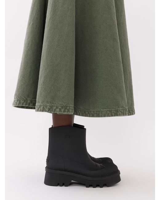 Chloé Black Chloé Raina Rain Boots