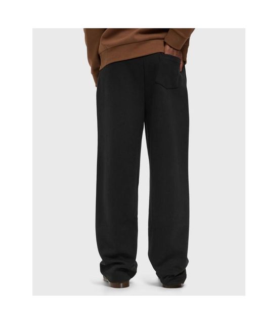 Polo Ralph Lauren Black Knitted Wide-Leg Trousers for men
