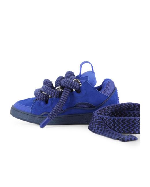 Lanvin Blue Curb Sneakers