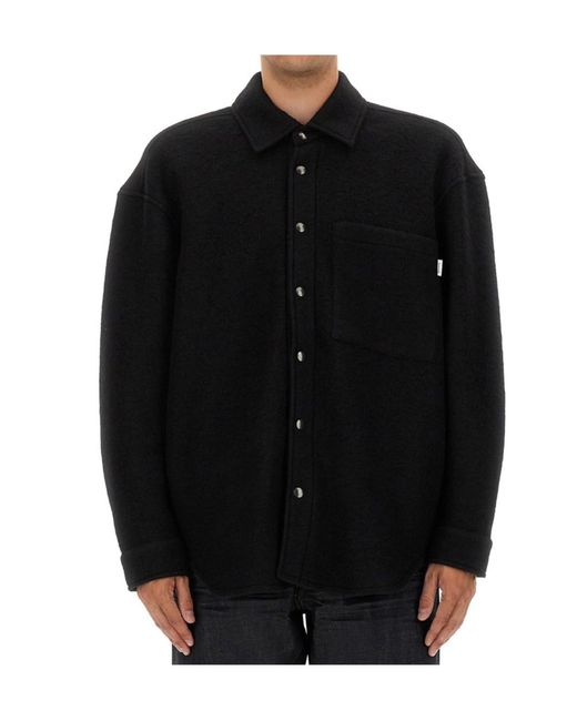 AMISH Black Overshirt Jacket for men
