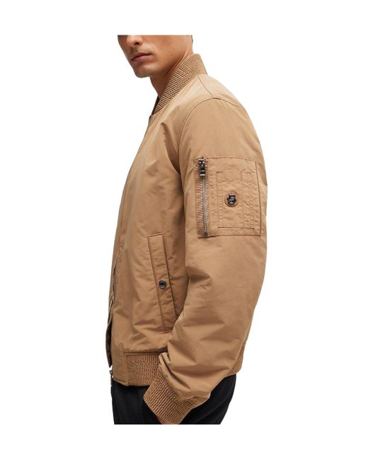 Boss Brown Solid Casual Jacket for men