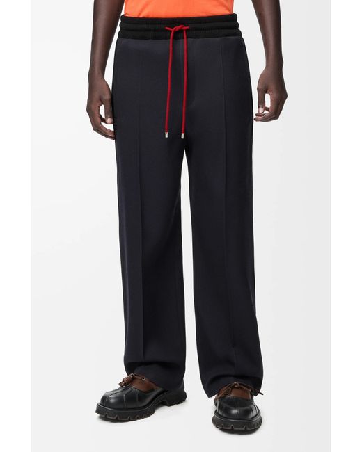 Loewe Blue Drawstring Trousers for men