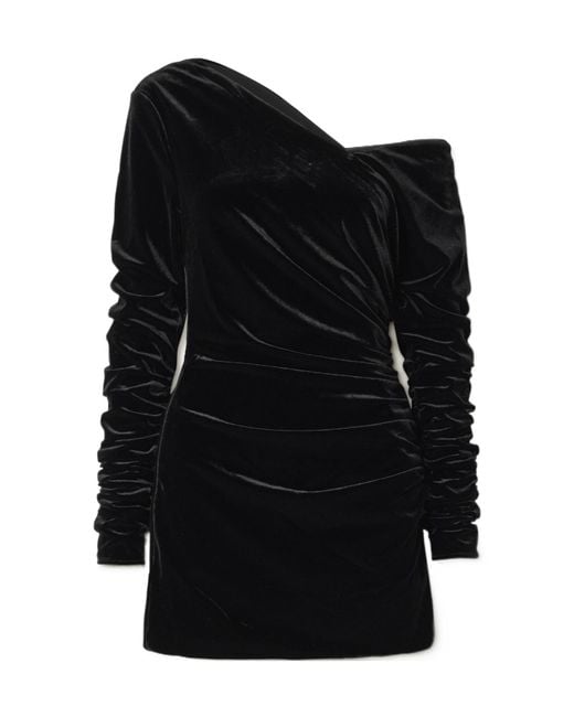 Sir Black Ettore One-Shoulder Mini Dress