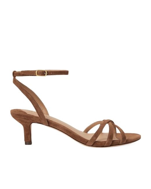 Ralph Lauren Metallic Solid Heeled Sandals