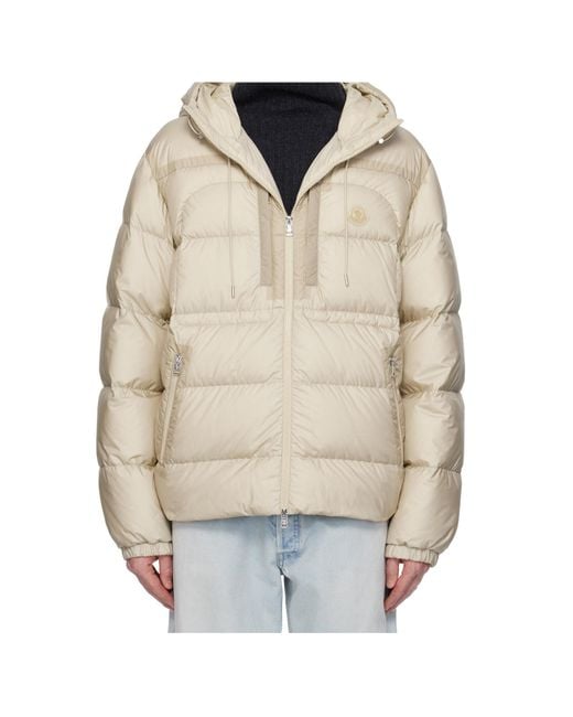 Moncler Natural Long-Sleeved Down Jacket for men