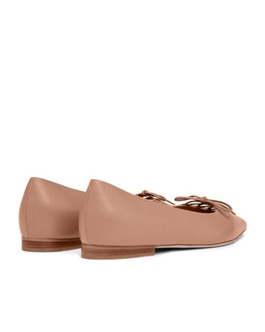 Malone Souliers Brown Hedy Ballet Flats