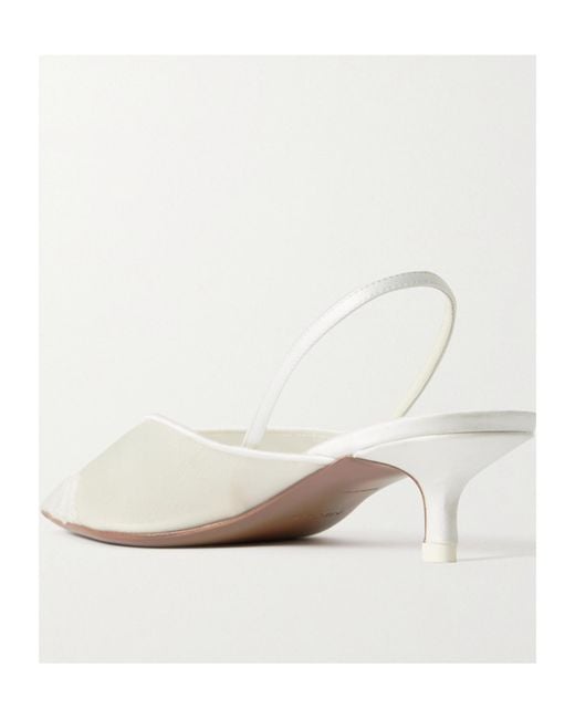 Neous White Pointed High Heels
