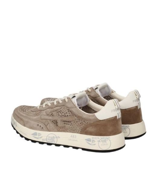 Premiata Gray Sneakers Nous for men