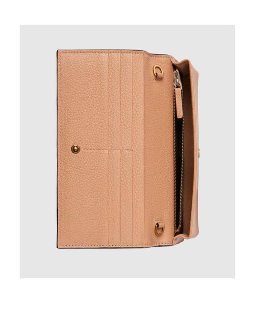 Gucci Natural Interlocking Double G Shoulder Bag