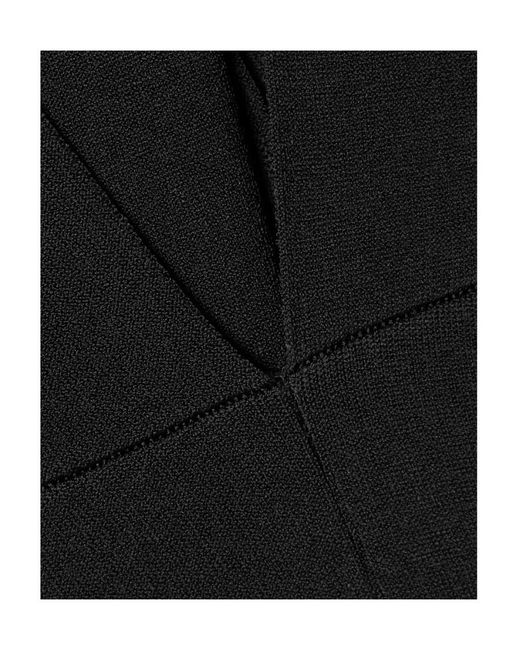 The Row Black Ingmar Twisted Back Dress Skirt