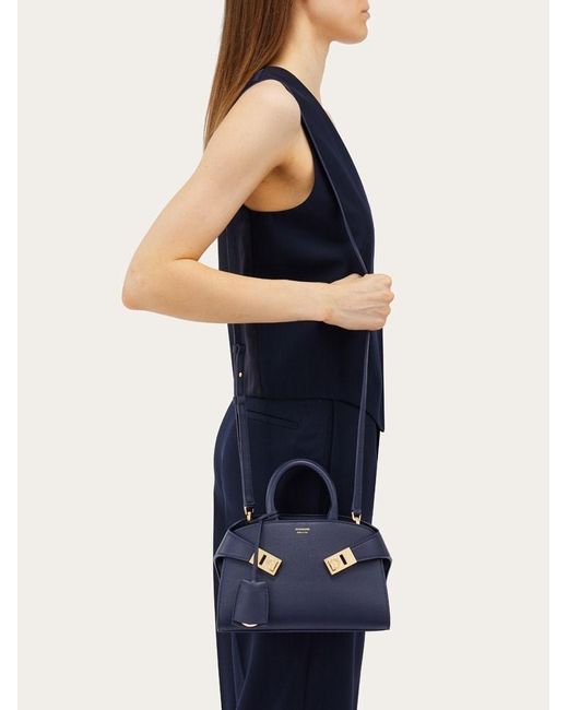 Ferragamo Blue Ferragamo Hug Mini Bag