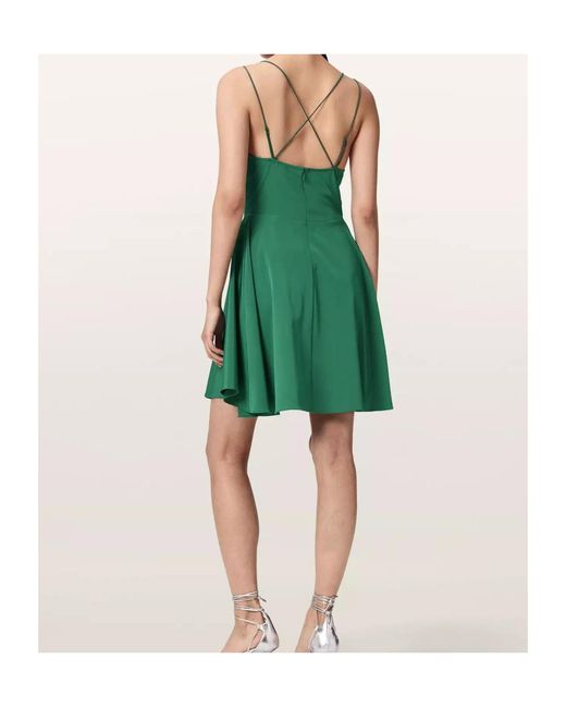 AllSaints Green Suspender Dress