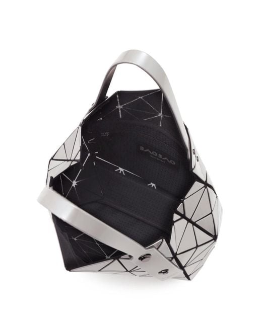 Issey Miyake White Bao Bao Geometric-Panel Tote Bag